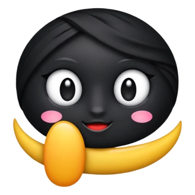 Um laço preto sticker