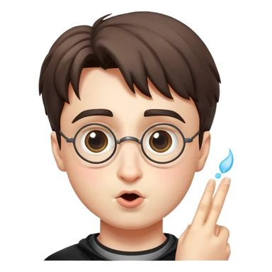Harry Potter blowing kiss sticker