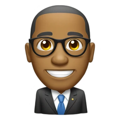 obama avec des lunettes de soleil sticker