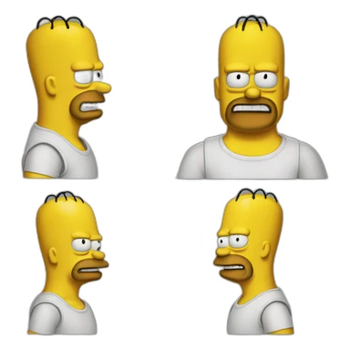 Choper simpson sticker