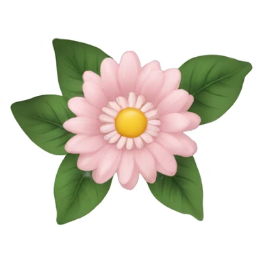 Light pink floral sink sticker