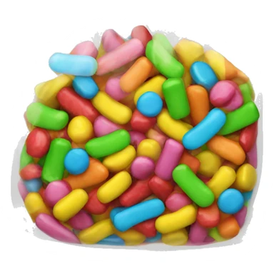 A bag of sour candies  sticker