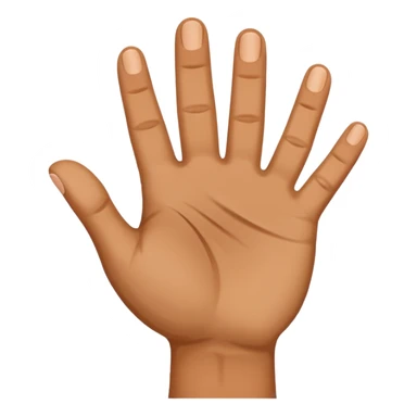 outstretched right hand sticker