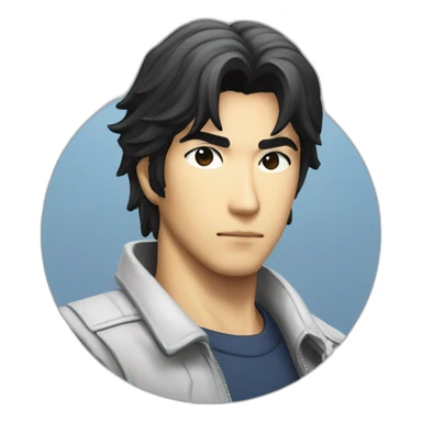 Ryo Saeba City hunter magnum sticker