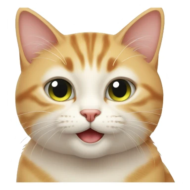 cat winking at me sticker