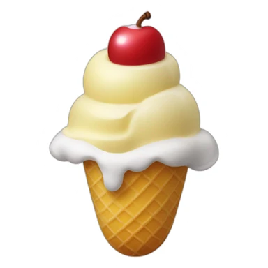 Banana split ice cream sticker