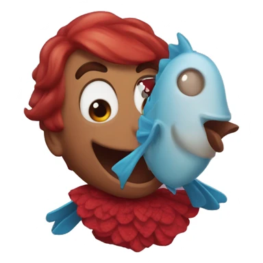 coranzon rojo feliz sticker