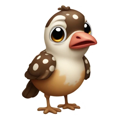 poop bird sticker