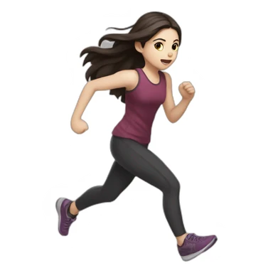 India eisley running sticker
