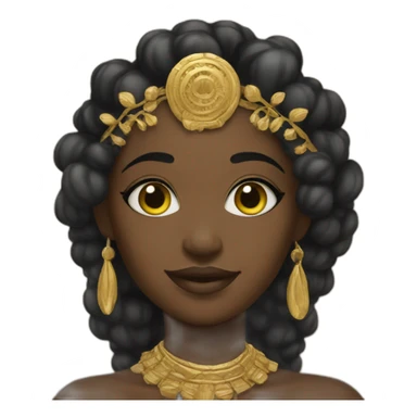 black happy goddess sticker