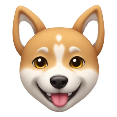 siba inu adore | crush | hearts | in love | smiling face with hearts sticker