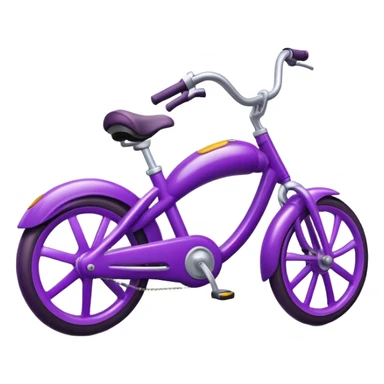 eggplant on a bike sticker