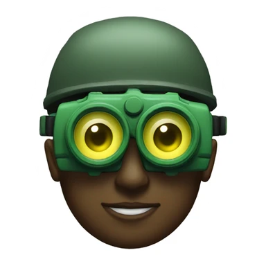 Night vision goggles sticker