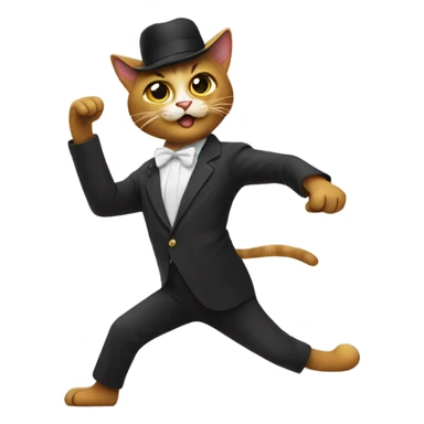 Cats salsa dancing sticker