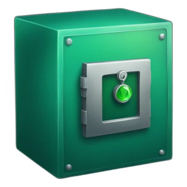 safe, emerald sticker