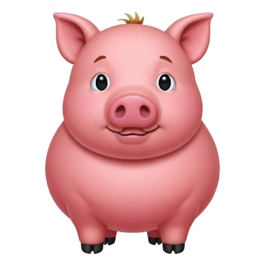 Cochon rouge  sticker