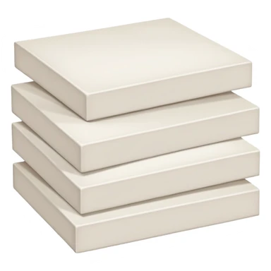 Stack of stretched canvases sticker