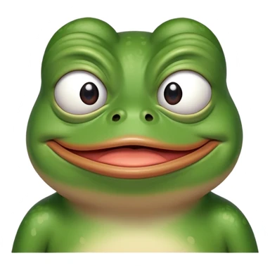 pepe the frog embarassed for pooping  sticker