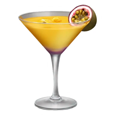a passion fruit martini sticker