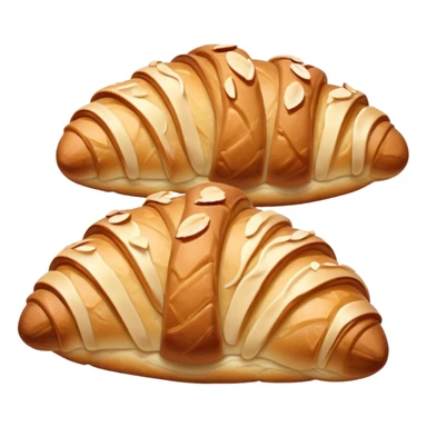 Delicious almond crossiant sticker