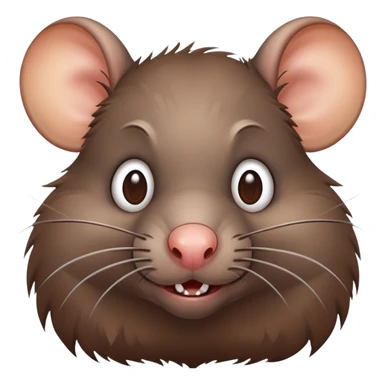 Ugly rat sticker