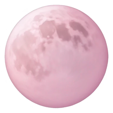 pastel pink moon sticker