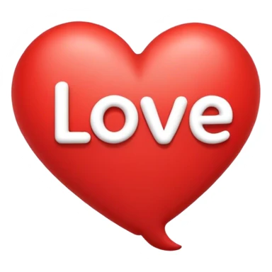 speech balloon love sticker