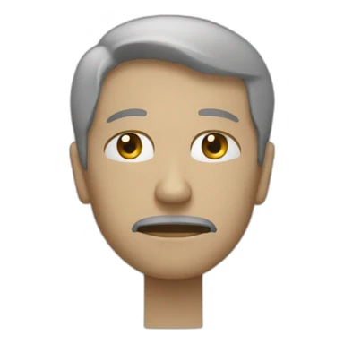 Homme qui pleure en pensant à la mort sticker