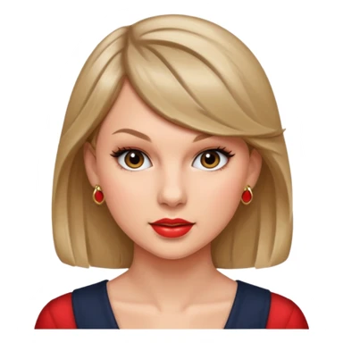 taylor swift face sticker