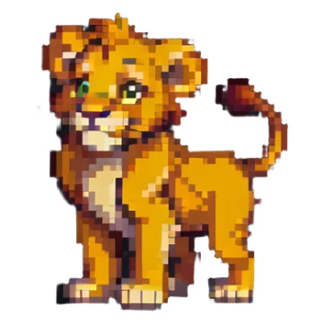 Simba from Disney sticker