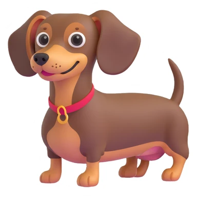 dachshund dog sticker