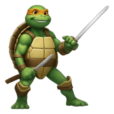 teenage mutant ninja turtle leonardo sticker