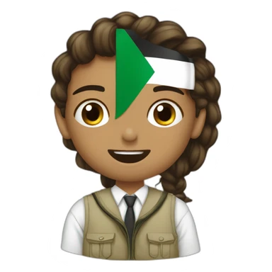 Israélien qui aime un palestinien sticker