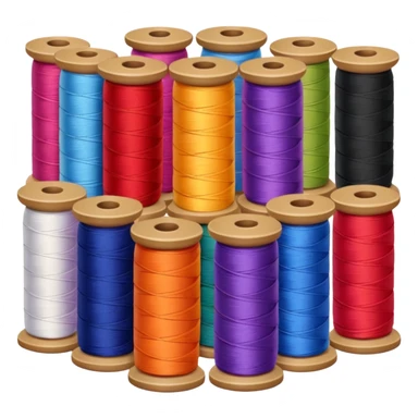 spools of thread sticker