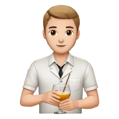 bartender mixing drinks sticker