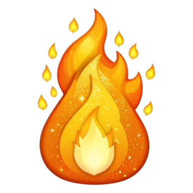 fogo glittler sticker