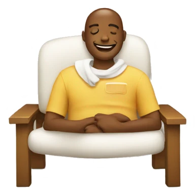 Smiling relax emoji sticker