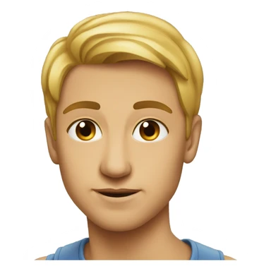 face confidently showing tee sticker