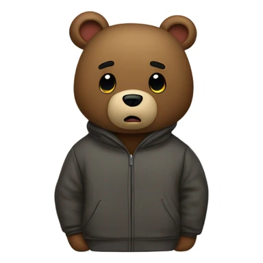 Kanye west bear  sticker