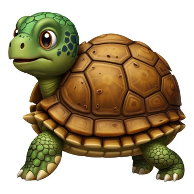 Turtle made of disgusting shit sticker