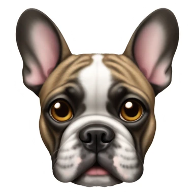 French bulldog brindle sticker