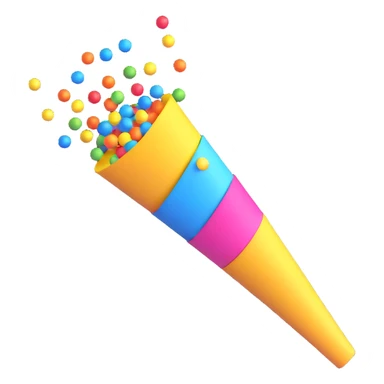 party popper sticker