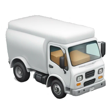 milk truck 2d with the work milk sticker