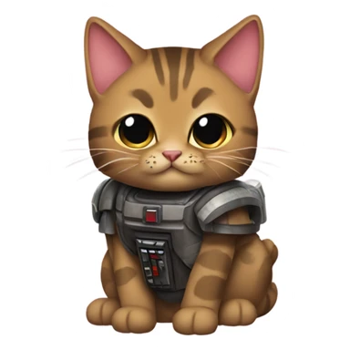 Boba Cat Star Wars sticker