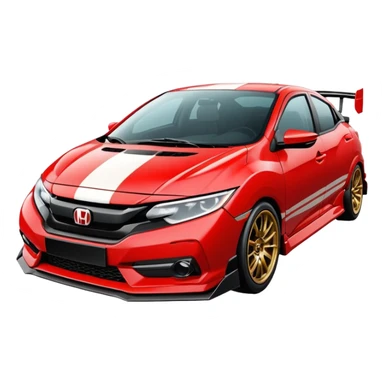 100 thieves Honda civic sticker