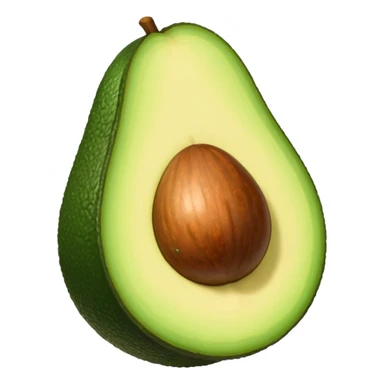 ToonyHalf Avocado sticker