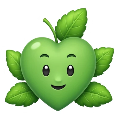 a green brocli sticker