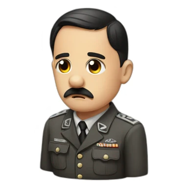 hitler sad sticker