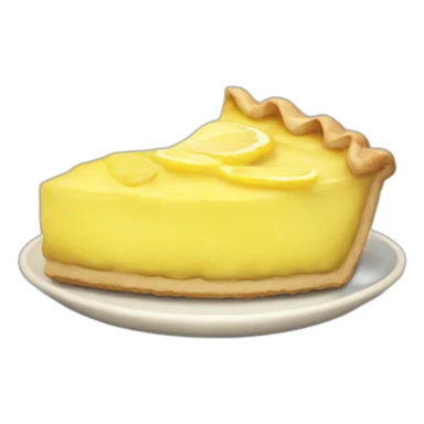 Lemon pie sticker