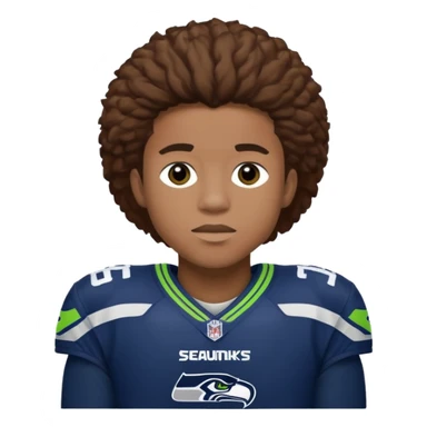 do an emoji of Seattle Seahawks' wide receiver Jaxon Smith-Njigba sticker